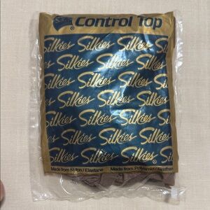 Silkies Beige Control Top Hosiery.  X-Large, Honey.